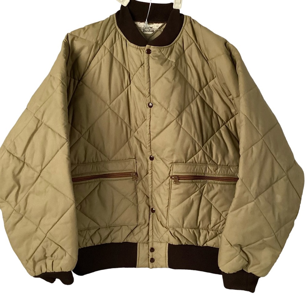 Duxbak Thinsulate Quilted Sport Hunting Jacket Front Zip Pockets Men’s Size XL